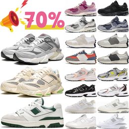 Nya Sneakers Running Shoes Men Women 550 9060 1906 2002R 530 Gray Navy White Black Purple Pack Green Outdoor Sports Trainers
