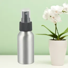 Storage Bottles 50 Ml 50ml Travel Empty Perfume Spray Refillable Oil Cleanser For Face Fine Mist Aluminum