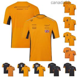 Summer New Short-sleeved Racing Clothing F1 Team Uniform Mens Customized Casual Quick-drying T-shirt ERGZ