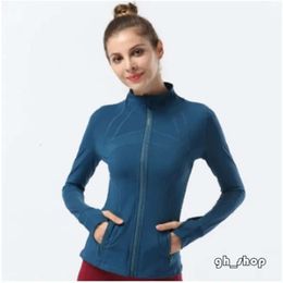 High Version Lu-088 2024 Yoga Jacket Women's LL Workout Sport Coat Fitness Jacket Sports Quick Dry Activewear Top Solid Zip Up Sweatshirt Sportwear Hot Sell 1028