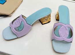 2024 new comfortable flat slipper elegant Femininity Spring and summer cool sandals wear-resistant outsole Rubber more Colour shoes