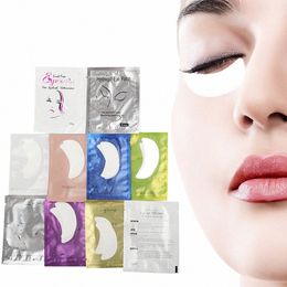 500 Pairs Free Ship Gel Patch Eyeles Pad Eyepad Makeup Tool Grafting Under Eye Patches Lint Free Stickers Your Logo/Label x18N#