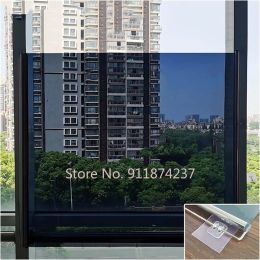 Shutters Sunscreen Thermal Insulation Film Roller blinds Curtains Blackout Curtain Suction Cup Punchfree Retractable for Kitchen bedroom