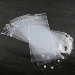 Bags 30pcs/lot 12inch26inch 5.25inch 13cm width plastic pvc bags for packing hair extension transparent packaging bags