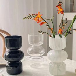 Vases 9Styles Geometry Glass Flower Art Hydroponic Arrangement Bottle Living Room Wedding Desktop Decoration Container