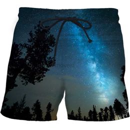 Men's Shorts New 3D printed blue flame fashionable mens track and field clothing hip-hop shorts with size S-7XL for all seasons casual quick dry heat 24323