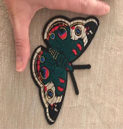 The Emperor Butterfly Patches Embroidery Patch for Iron on Embroidered Badge Sticker DIY Apparel Applique Accessories4186179