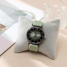 New Women's Silicone Small Green Simple Leisure Tiktok Jelly Watch