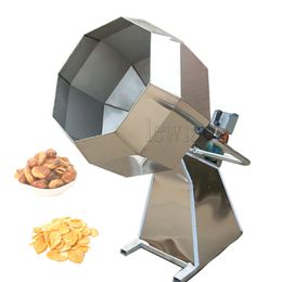 Potato Chips Powder Octagonal Snack Seasoning Mixing Mixer Machine Nut Flavouring Machine