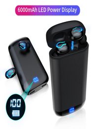 Q66 TWS Wireless Earbuds V50 Bluetooth Earphone HD Stereo Wireless Headphones With Dual Mic and 6000mAh Battery Charge Case8439231