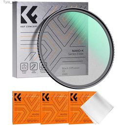 Filters K F Concept Nano-K series 72mm 77mm 82mm black diffusion 1/2 movie effect filter with 18 layers of multi-layer coatingL2403