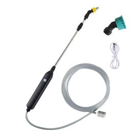 Sprayers Garden Sprayer USB Rechargeable Plant Sprayer With 3/5/8M Hose Portable Lawn Watering Tools With Handle Automobile Sprayer