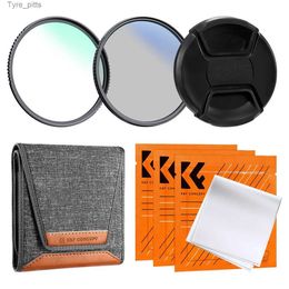 Filters K F Concept Nano K Series 82mm UV Camera+Polarization Lens Filter+Lens Cover Kit 3 pieces of Cleaning Cloth and Filter BagL2403