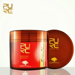 Treatments PURC Morocco Argan Oil Hair Mask Smoothing Nutrition Infusing Masque for Repairs Hair Damage 450ml