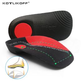 Insoles KOTLIKOFF Orthotic Shoes Accessories Insoles hard Arch Support 3.5cm Half Shoe Insoles For Shoes Sole Fixed heel Orthopedic Pad