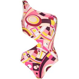 Geometric Printed Bodysuits Designer Bikini One Shoulder Push Up One Pieces Swimsuit Luxury Women Swimwear Sexy Hollow Out Beachwear Brand Bathing Suits Female S-XL