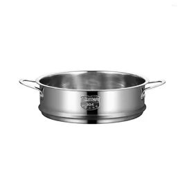Double Boilers Steamer Round Anti-rust Portable Stackable Kitchen Steaming Cooker Tray