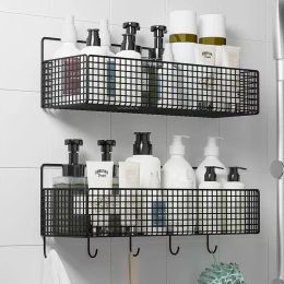 Racks Kitchen Accessories Without PunchingBathroom Accessories Bedroom Bathroom Wall Hanging Rack Kitchen Hanging Basket Storage