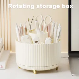 Storage Boxes 360° Rotating Cosmetics Box Large Capacity Makeup Organiser Multifunctional For Home Bedroom Dresser