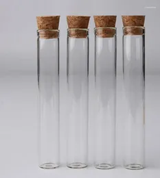 Storage Bottles 500pcs X 4ml Empty Glass Tube With Wooden Cork Samples Vials Containers For Display Beads