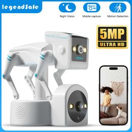 Legendsafe Binocular Robot Dog Camera Wifi Network Indoor Household HD Dual Light Full Colour Mobile Phone Remote Security Camera