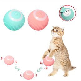 Interactive Cat Toys Ball, Automatic 360° Self-rotating Rolling with USB Rechargeable Pet Exercise Chase Toy Ball for Kitte