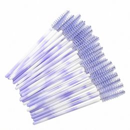 500pcs High Quality Nyl Disposable Mascara Wands Soft Mascara Brush Wand Eyebrow Comb Brushes Profial Eyeles Tool d1aC#