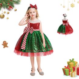 Sweet Hallowmas Christmas Girl's Pageant Dresses Flower Girl Dresses Girl's Birthday/Party Dresses Girls Everyday Skirts Kids' Wear SZ 2-10 D323160