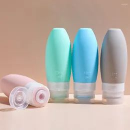 Storage Bottles Silicone Travel Bottle Set Conical Cosmetic Refillable Lotion Shower Gel Shampoo Empty Container