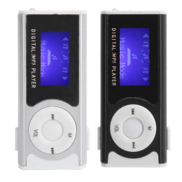 Players Portable Sports MP3 Flashlight Mini BackClip LCD Mini Screen Digital MP3 Player