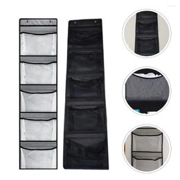 Storage Bags 2 Pcs 5 Compartment Hanging With Pockets Locker Organiser Wall Mount Closet Door Rack