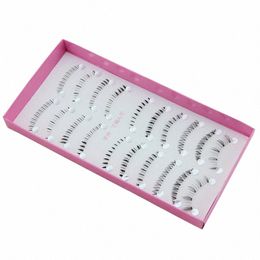 by dhl 200set 10Pairs Different Style Lower Under Bottom False Eyeles Black Fake Eye Les Extensi Makeup Tool 40vy#
