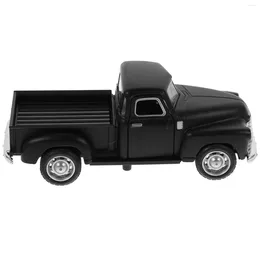 Decorative Figurines Home Decor Old Pickup Truck Mini Vintage Figurine Alloy Metal Vehicle Model Kids Party Favours Desktop Craft Table