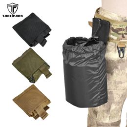 Bags Ultralight Foldable Drop Down Pouch Dump Utility Pouch Compact Hunting Bag Milgrade Elastic Tactical Magazine Pouch Hunting