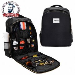 barbertop Barber Bag Hairdring Tool Storage Bag Beauty Makeup Sal Large Capacity Backpack Multifunctial Travel Bags D19V#