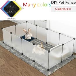 Pens Many Colours Pet Bed House Plastic Dog Fence DIY Multifunctional Kennel for Dog Cat Kitten Rabbit Guinea Pig Bunny Hedgehogs