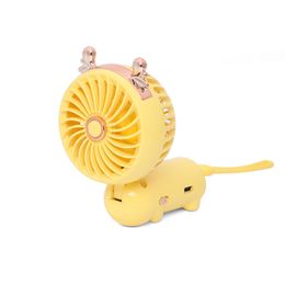 New Handheld Fan for Summer Portable Student Desktop Hand-held USB Rechargeable Mini Small Fan