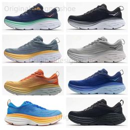 Running Shoes Original Bondi 8 Wide Men Women Running Shoes Marathon Breathable Runner Outdoor Walking Gym Sports Comfortable Casual Sneakers T240323