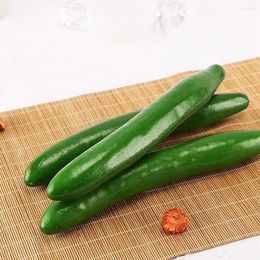 Decorative Flowers Simulation Vegetable Realistic No Withering Wear-resistance Pography Props Foam Cucumber Model For Dining Room