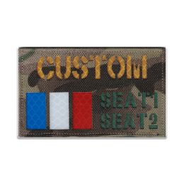 accessories Custom Laser Cut Patch Multi Color Name Radio Call Sign IR IFF Infrared Reflection Reflective Material Luminous Dazzle