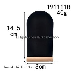 Other Festive Party Supplies Easter Tombstone Double-Sided Blackboard Ornaments Wooden Small European Crafts Home Decoration T2I53379 Dhgiq