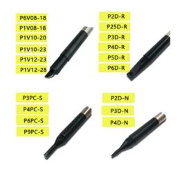 Tips Isku P2dn P3dn P4dn Electric Soldering Iron Cartridge Chisel for Automatic Soldering Robot Equipment