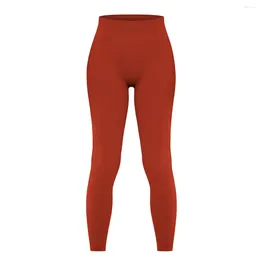 Women's Leggings Women Seamless Solid Color Yoga Screw Thread Buttocks Sweatpants Gym Exercise PushUp Running Fitness Pants