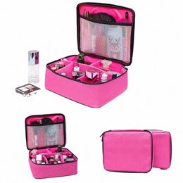 high capacity Large Profial Toiletry Bag Cosmetics Makeup Brush Storage Box Waterproof Make Up Tools Case Beauty Kit d5Ab#