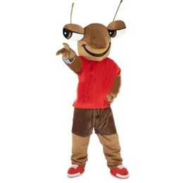 New Hot Sales Pismire Ant Mascot Costume Birthday Party anime theme fancy dress Costume Halloween Character Outfits Suit