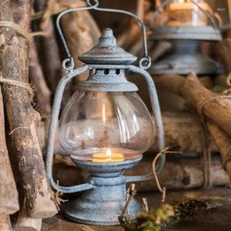 Candle Holders Lamp Antique Candles Nordic Vintage Apartment Holder Lantern Winter Decorations For Home