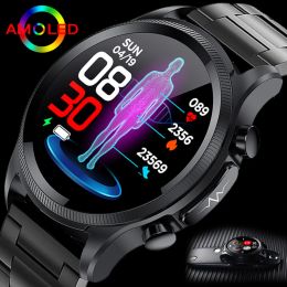 Devices 2022New ECG+PPG Smart Watch Men Laser Treatment Of Hypertension Hyperglycemia Hyperlipidemia Heart Rate Healthy Sport Smartwatch