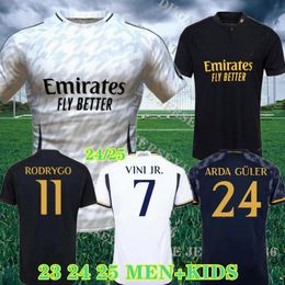 3XL 4XL 24/25 BELLINGHAM soccer Jerseys CAMAVINGA 2023 2024 REAL MADRIDS FRAN GARCIA RODRYGO RUDIGER MODRIC MARCELO ASENSIO VINI JR Football shirt uniforms Men kids