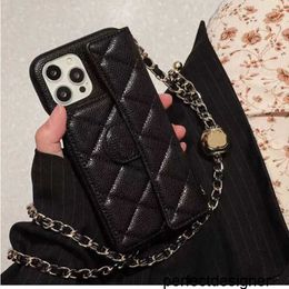 Designer Designer Fashion Phone Cases for iPhone 15 14 15Pro 14plus 14pro 13 13pro 12 Pro Max 11 promax XS XSMAX XR Luxury leather Card holder Crossbody bag Cover iPhone