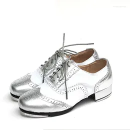 Dance Shoes Cowhide Leather Tap Male For Men Of Adult Children International Money Making Scheduled Special Mosaic Shoe